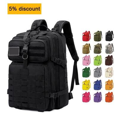 China Custom Outdoor Waterproof Tactical Backpacks 45L Oxford Backpack For Mountain Hiking for sale