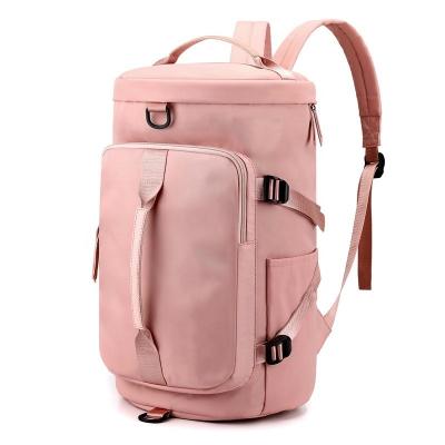 China Sympathybag Multifunctional Sport Bag Women Custom Logo Backpack Sport Bag Pink In Stock Waterproof Shoulder Sport Bag for sale