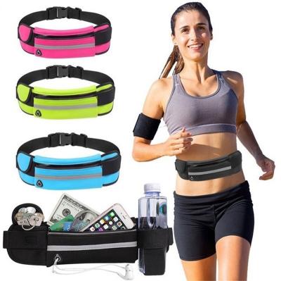 China Professional Running Belt Gym Waist Bags Jogging Waist Pack Custom for sale