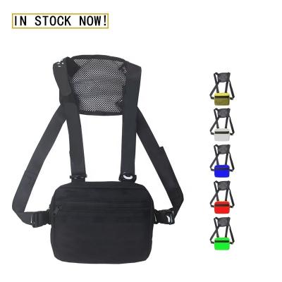 China Multifunctional Vest Chest Bags Unisex Athletic Crossbody Bag Custom Material for sale