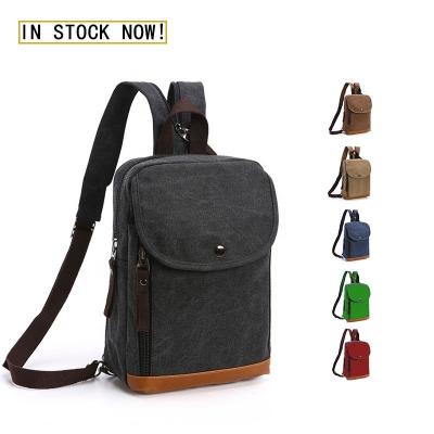 China Casual Canvas Men's Single Shoulder Cross Body Chest Bag Sympathybag Wholesale for sale