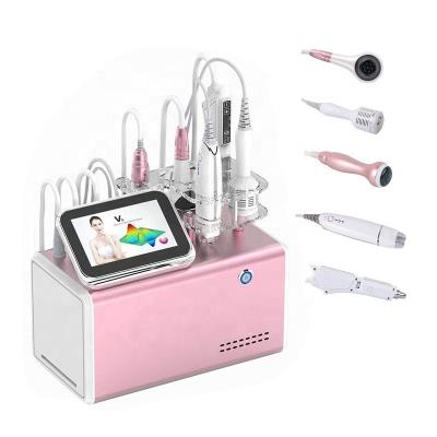 China Peel Revitalizer 5 in 1 multifunctional RF EMS no needle gun wrinkle removal meso beauty machine with cold hammer for sale