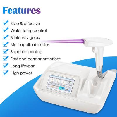 China Portable Dot Depilator Freezing Module Anti-hair Removal Permanent Painless 808nm Hair Removal 808nm Diode Laser Diode 808 Machine for sale