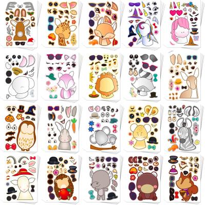 China 100 Sheets Self Adhesive PET PP PVC Professionally Custom Different Paper Vinyl Die Cut Custom Stickers for sale