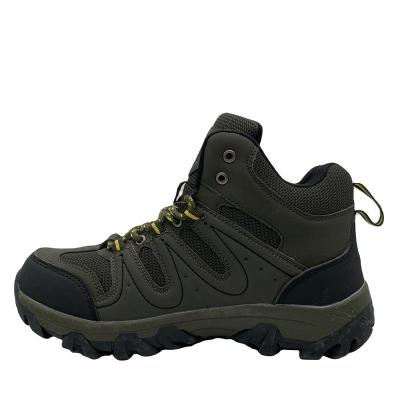 China Cushioning High Top Army Green Trainers Shoe Increase Boots For Men 's Outdoor Climbing Walking Backpacking Off Road Trekking Sneaker Boot for sale