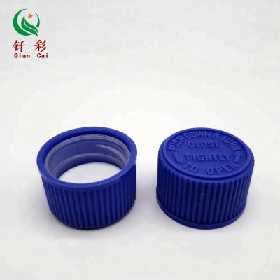 China 28/410 child safe safety cap for child health care capsule easy open cap for sale