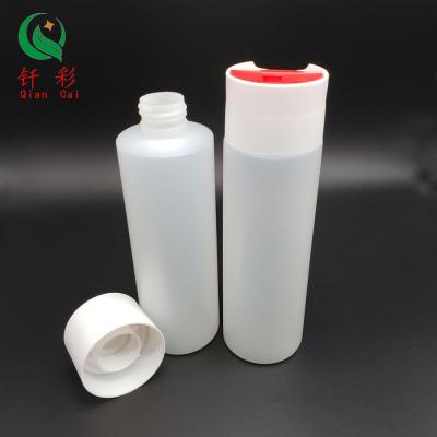 China Pharmaceutical Hot Sale 250ml HDPE Plastic Shampoo Bottle And Disc 24-410 Top Cap for sale