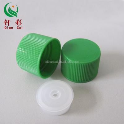 China Non Reverse Wholesale Plastic Screw Cap 24-410 Glass Capsule With PE Seal for sale