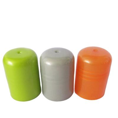 China Non Spill Various Sizes Detergent 20mm Spill Neck Face Bottle Cover Smooth Milky White Screw Lids With Inner Plug for sale