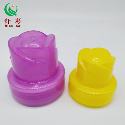 China Non Spill Liquid Detergent Capsule 47mm Water Softener Screw Cap Bottle Plastic Lid for sale