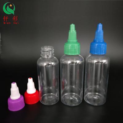 China 30ml 60ml 120ml Smooth High Quality PET Lotion Bottle With Spout Twist Top Cap for sale