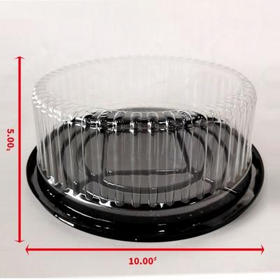 China Recycled Clear Plastic Cake Box Wholesale Environmental Cake Packaging Materials Round Cake Box Cheap Price for sale