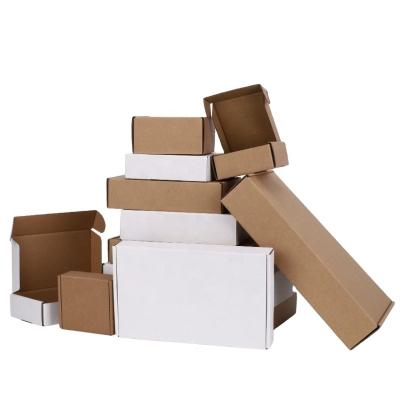 China Recyclable Custom Logo Mailer Box Cardboard Paper Packaging Box Corrugated Shipping Cardboard for sale