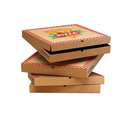 China Free Sample Recycled 12 Pizza Boxes Wholesale Cheap Price Pizza Materials Corrugated Paper Box for sale