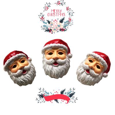 China Christmas Gnome Santa Claus Luminous Mask Christmas Party Decoration Atmosphere Props Santa Claus Mask for sale