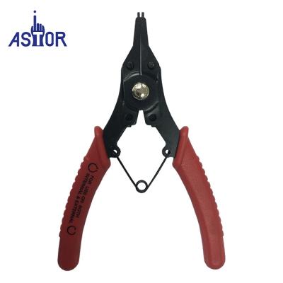 China Breaking Internal-External Ring Pliers 10-50mm Combination Set for sale