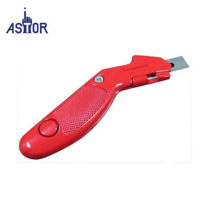 China Carpet Professional Push Button Carpet Knife for sale