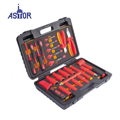 China VDE and GS Electric Screwdriver and Pliers Tool Kit 24 Pcs Tool Kit for sale