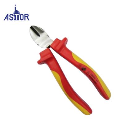 China Cutting 160mm VDE 1000v Insulated Tools Electrician Pliers for sale