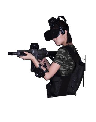 China Black Virtual Reality Kit / Interactive Vr Gaming System Ultra Realistic Feeling for sale