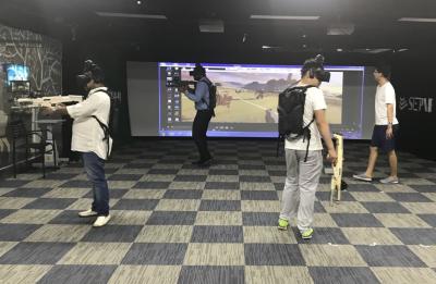 China Virtual Reality Video Games , Large Space Experience With Laser Positioning VR Games for sale