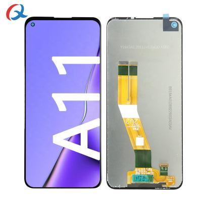 China For galaxy A11 Pantalla lcd for samsung telefono movil, original de tactil de montaje de digitalizador, scam samsung galaxy celular A11 M11 compatible for sale