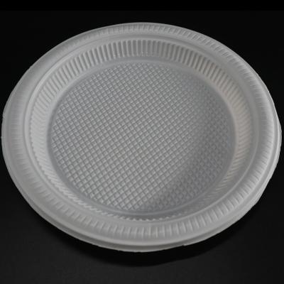 China Wholesale White Disposable Food Packaging Dinner Dishes Disposable Plastic Dishes Set Container From China for sale