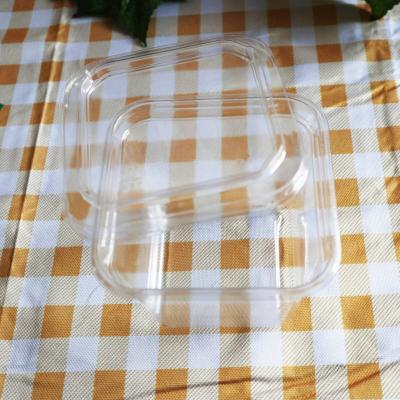 China Disposable In Stock Cheap Slim Clear Plastic Plastic Disposable Food Container Soup Bowl Transparent Restaurant With Lid for sale