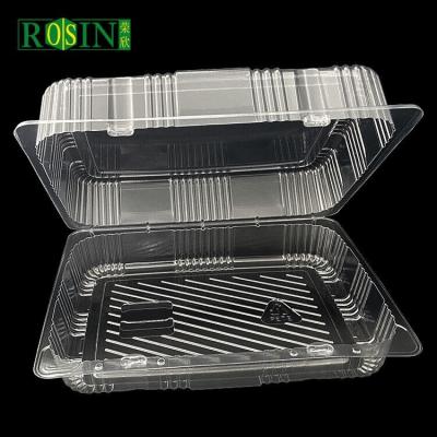 China Factory direct wholesale clear plastic disposable fruit dry tray with lid for fruit storage for sale