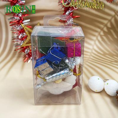 China New Plastic Rectangle Disposable Christmas Transparent Elegant Gift Boxes Clear for sale