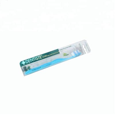 China Wholesale Custom Disposable Clear Plastic Toothbrush Blister Box Eco-friendly For Toothbrush Packaging for sale