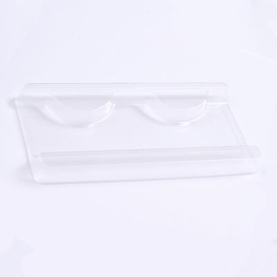 China Eco - Friendly Custom Clear PET Rectangle Cosmetic Set Empty Eyelash Plastic Packaging Tray for sale