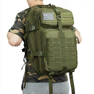 China 50L PORTABLE Camping Backpack Bag Men Military Travel Bags Climbing Rucksack Hiking Outdoor Bags for sale