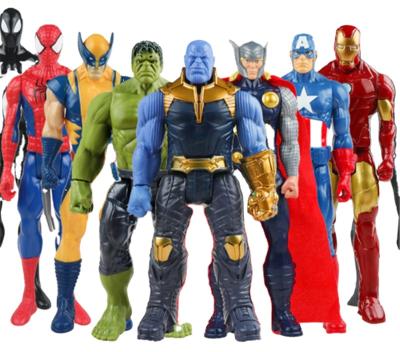 China Wholesale Factory Custom 3D MODEL Plastic Superheroes Action Number Toys for sale