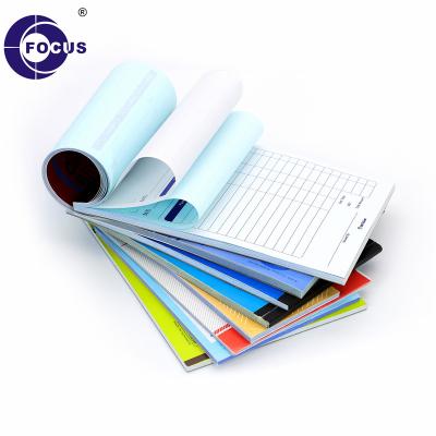 China 100% CFB 50 55 CF 50 55 2, 3, 4 Parts NCR Blank Black Wood Pulp Performance CBs Carbonless Bill Paper for sale