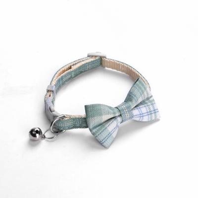 China Lights Cat Dog Rabbit Collar Bow Link Supplies Accessories Wholesale Dog Pet Animal Collar for sale