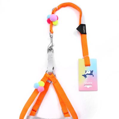 China 2021 New Wholesale Cat Traction Rope Harness and Cat Trunk Spot Rope Fluffy Walking Lights for sale