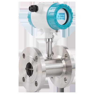 China SS316 Food Industry High Pressure Flow Meter Body Turbine Liquid Water Flow Meters for sale