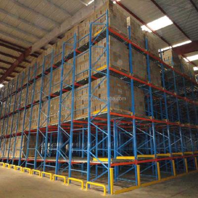 China Factory Hot Selling Corrosion Protection Cold Rolled Heavy Duty Steel Rack Gravity Racking Industrial Shelves For Warehouse Storage for sale