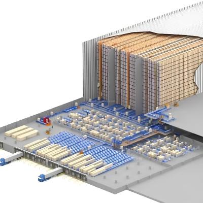 China Corrosion Protection Highly Integrated Stretching ASR Warehouse Storage System for sale