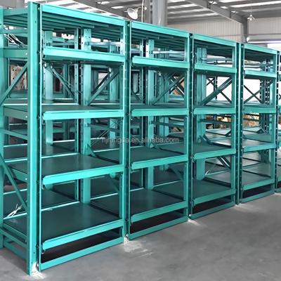 China Corrosion Protection Factory Warehouse Drawer Shelf Steel Mold Stretching Heavy Duty Mold Storage Rack for sale