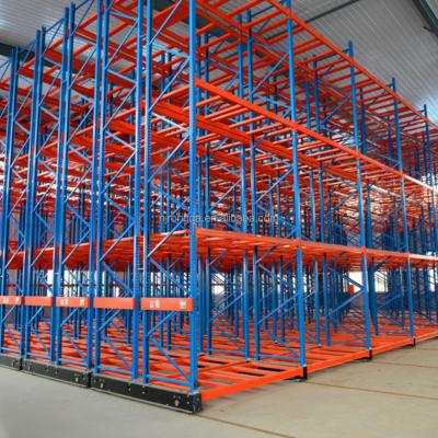 China Corrosion Protection CE Certificate Heavy Duty Adjustable Industrial Metal Storage Rack Movable Shelves Pallet Racking System for sale