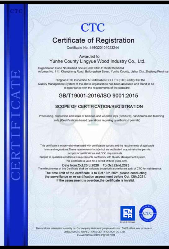 ISO9001 - Leader Joy Imp. & Exp. Co., Ltd.