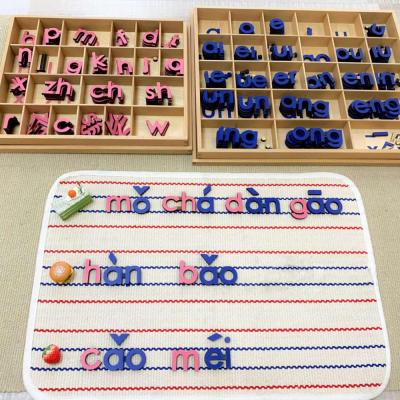 China Eductional preschool toys amazon hot baby blankets toys educational cheap montessori language materials for mobile alphabet for sale