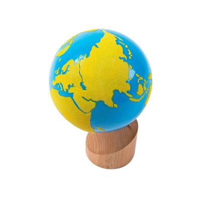 China Educational Equipment for Schools Toys Montessori Geography Sandpaper Globe-Earth and Water Preschool Educational Materials for sale