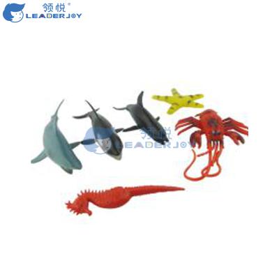 China Montessori teaching equipment toys plastic small educational montessori teaching tools marine animals for baby for sale