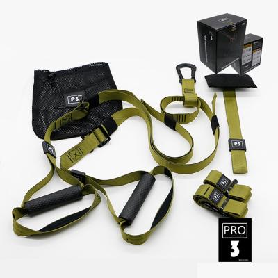 China 2021 Universal Customized Wholesale Professional LOGO Hot Sale P3 P2 Suspension Trainer Straps Home Gym Fitness Resistance Exercise Bands for sale