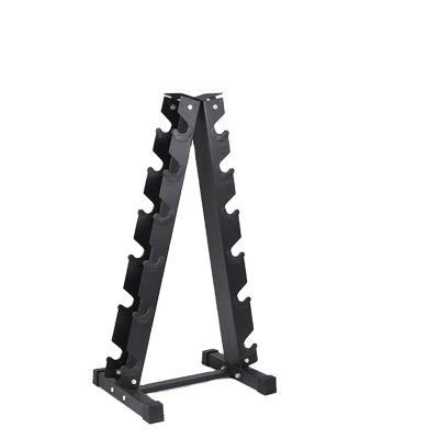 China 2021 Indoor IN CURRENT High Quality Hex Dumbbell Tree Rack 6 Pairs Dumbbell Rack Fitness Equipment Gym Rack for sale