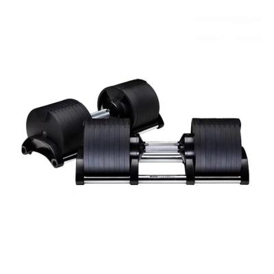 China Universal Wholesale High Quality Detachable Adjustable Dumbbell Set Home Gym Fitness Equipment Weightlifting 20KG 32KG 36KG Cast Iron for sale