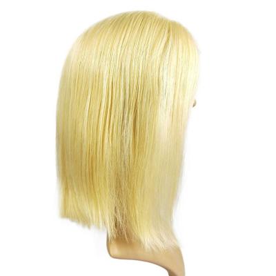 China Can Be Dyed And Bleached Can Be Dyed And Bleached 8 Inch Brazilian Hair Lead 613 Blonde Wig, HD Virgin Hair Cuticle Aligned Lace Wig, Full Lace Lead Hair Wig for sale